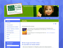Tablet Screenshot of pflegeelternschule-bawue.de